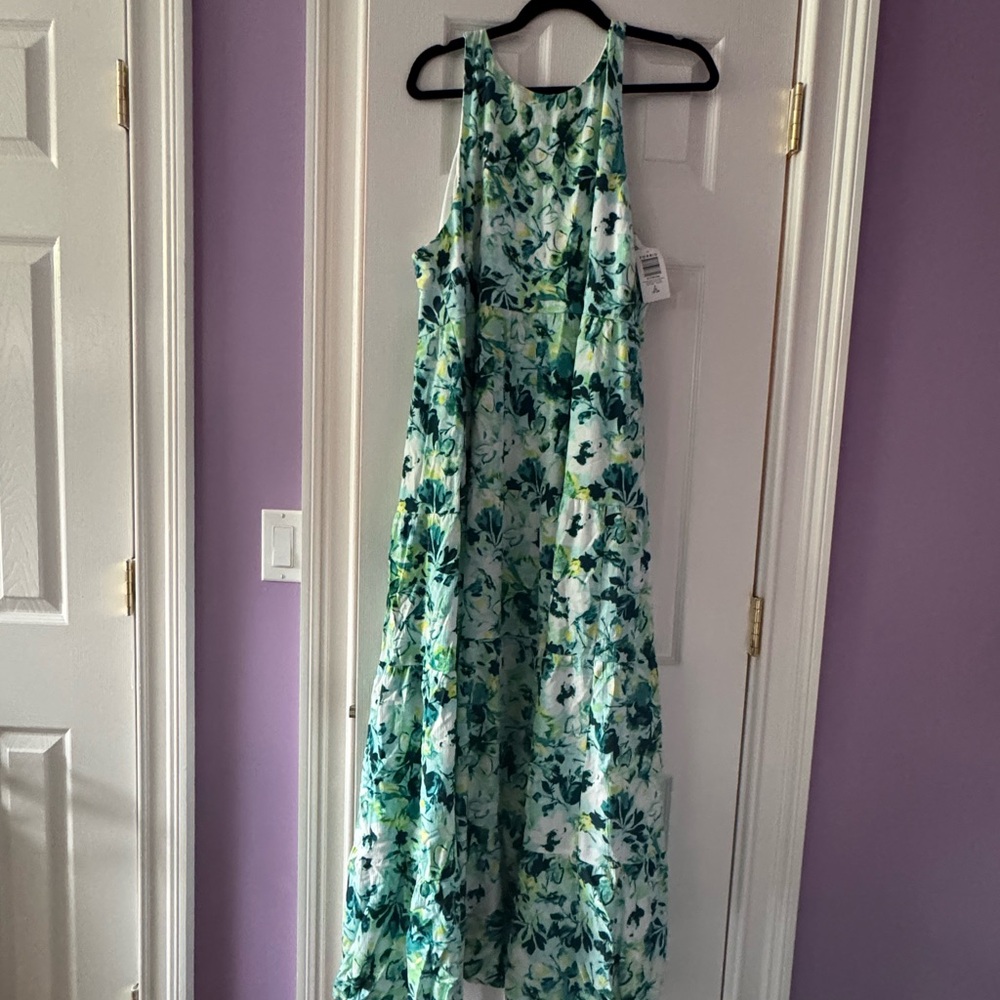 Torrid Watercolor Floral Maxi Dress